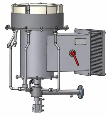 Low NOx burner, natural draught