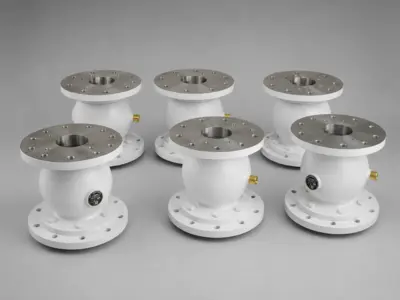 PREMAFLEX valve DN 80 with DN 125 connection flanges