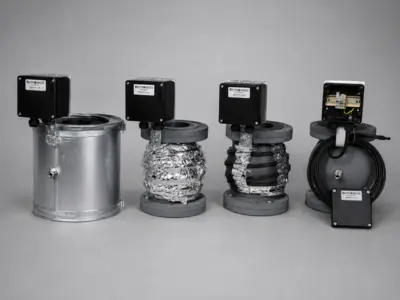 PREMAFLEX valve with electric heating and insulation